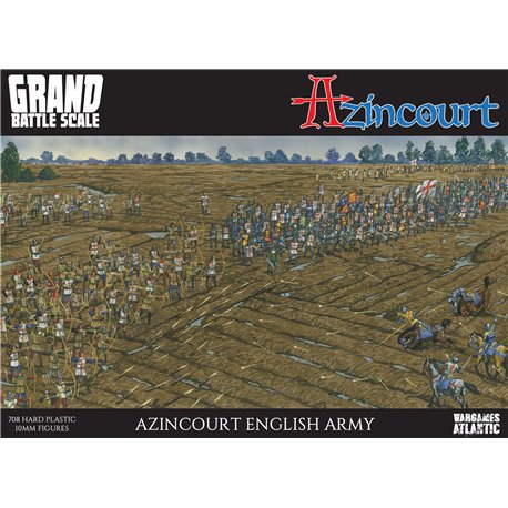 Azincourt English Army (x708) - 10mm scale figure set