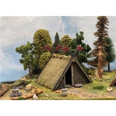 Viking House - 1:56 plastic model kit