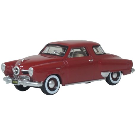 1950 Studebaker Champion Starlight Coupe Commanche Red