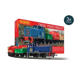 Diesel Mixed Freight Train Set