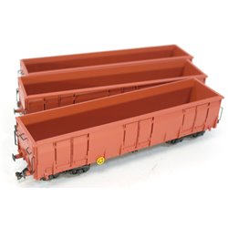 3 X Hornby PTA Steel Wagons – Weathered. Used. OO Gauge 