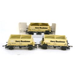 3 X Lima L305636a 50T PGA Aggregate Hopper - ARC Amey Roadstone . Used. OO Gauge 