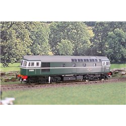 Heljan 3415 Class 33/0 D6516 in early BR green livery .DCC Fitted Used. OO Gauge 