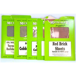 A selection of Metcalfe Building Materials Kits. Used. OO Gaug