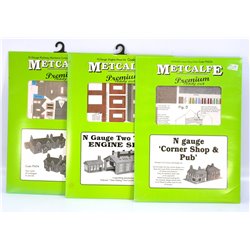 A Selection of Three N Gauge Metcalfe Kits. Used