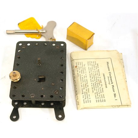 Meccano No.1 Clockwork Motor ( Reversing) 11010 . Used.