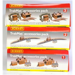 Hornby Trakmat Accessories Pack. Nos 1,2 and 3 . Used. OO Gauge 