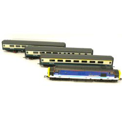 Hornby R2775 Class 37 37414 Plus Three matching Intercity Coaches. DCC Fitted. Used. OO Gauge