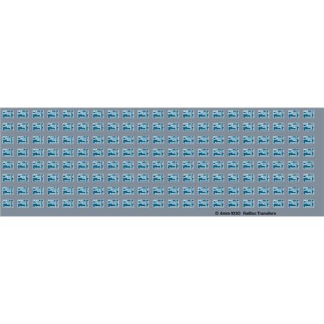 BR TOPS loco data panels (blue backed)