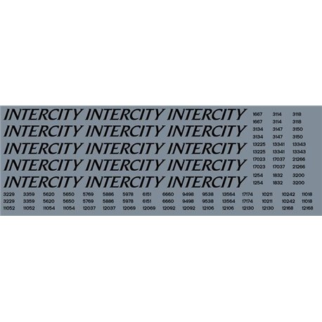 BR InterCity Swallow coach set (mk1/2/3)