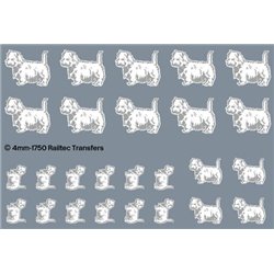 BR Highland terrier (Westie) Eastfield motifs
