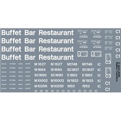 Buffet Restaurant & Bar coach pack: BR blue