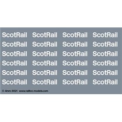 Coaching stock: white ScotRail brandings