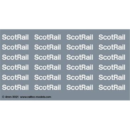 Coaching stock: white ScotRail brandings