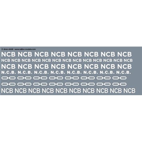 NCB wagons: brandings