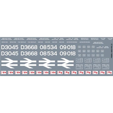 Complete loco: BR blue class 08/09