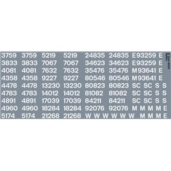 BR blue mk1 passenger & parcel coach numbers