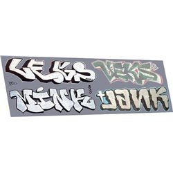 Graffiti: artistic A (suits larger wagons)
