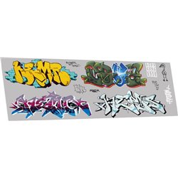 Graffiti: artistic B (suits larger wagons)