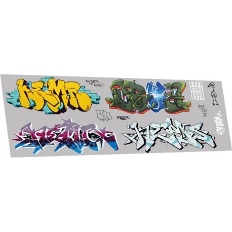 Graffiti: artistic B (suits larger wagons)