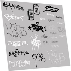 Graffiti: tags pack 2