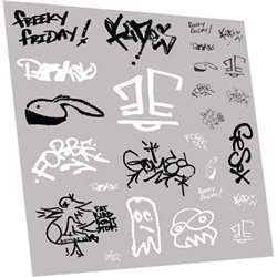 Graffiti: tags pack 4