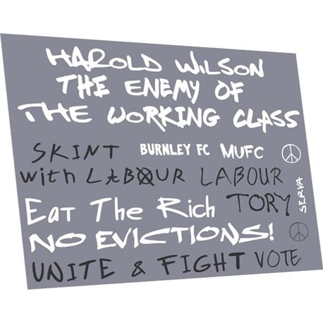 Political graffiti: 1960s pack A