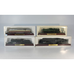 A collection of 4 static Display models of Continental Trains in TT Gauge.