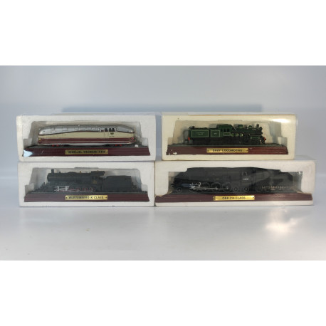 A collection of 4 static Display models of Continental Trains in TT Gauge.