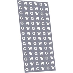 GWR 16" GW brandings for freight vehicles