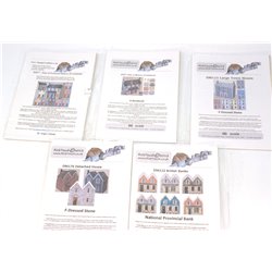 A Selection of Rick Touch Card Buildings. OO Gauge Used 