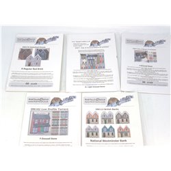A Selection of Rick Touch Card Buildings. OO Gauge Used 
