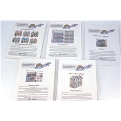 A Selection of Rick Touch Card Buildings. OO Gauge Used 