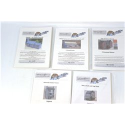 A Selection of Rick Touch Card Buildings. OO Gauge Used 