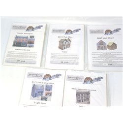A Selection of Rick Touch Card Buildings.OO Gauge Used 