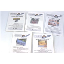 A Selection of Rick Touch Card Buildings.OO Gauge Used 