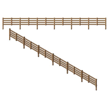 PECO TT Field Fencing Straight, 1350mm