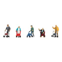 Senior Citizens with Walking Frame (5) Figure Set