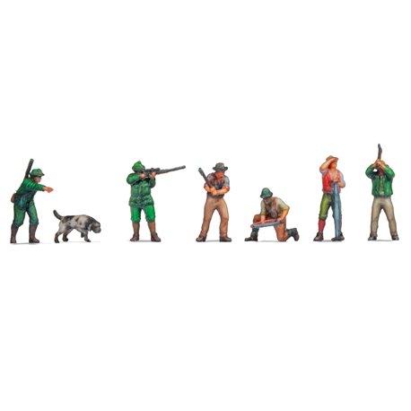 Hunters & Lumberjacks (7) Figure Set