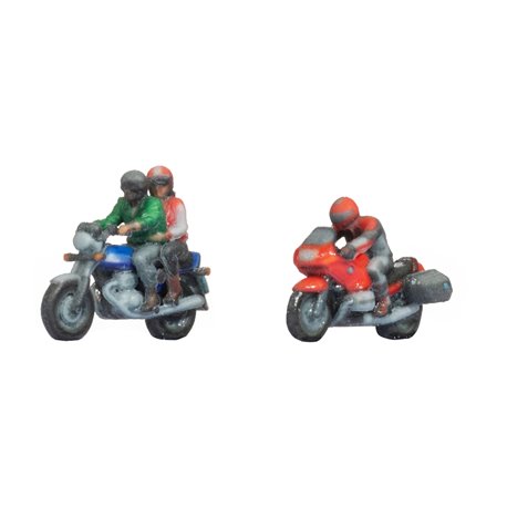 Motorcyclists (2) 3D Figure Set