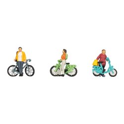 Cyclists on Bikes (3) Figure Set