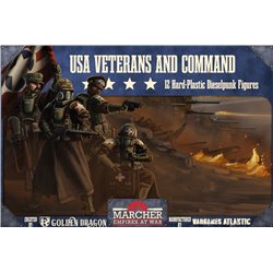 Marcher: USA Veterans and Command figures x12 - 1:56 model kit