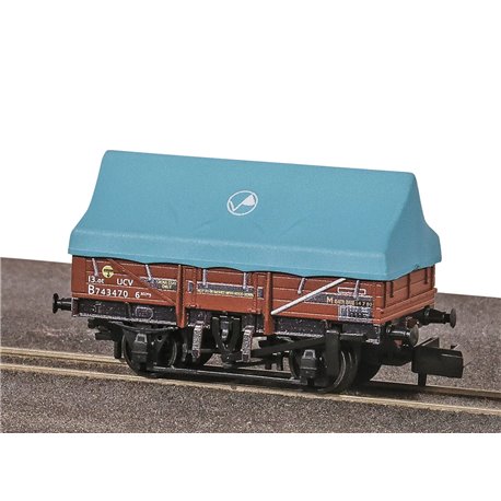 China Clay Hood Wagon - UCV B743470, Bauxite