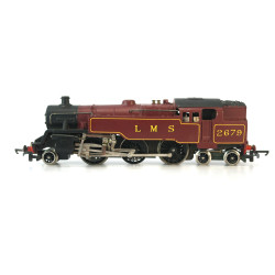 Wrenn W2219 2-6-4 Tank Engine in LMS Livery. Used. OO Gauge