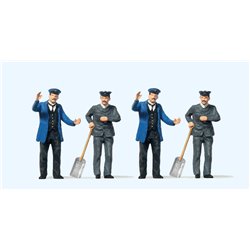 Engine Drivers (2) and Firemen (2) Figure Set
