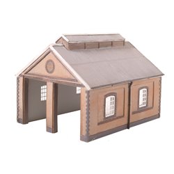 Two road brick engine shed