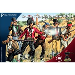 Spanish Napoleonic Guerrillas 1808-14 (x40) - 1:56 scale figure kit