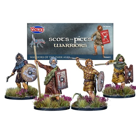 Scots/Picts Warriors - 1/56 (28mm) Figures set (x36)
