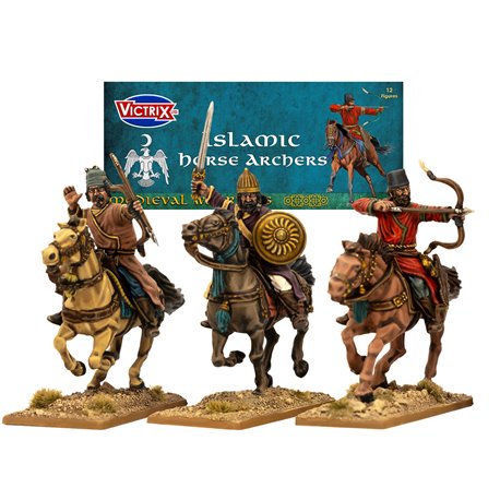 Islamic Horse Archers - 1/56 (28mm) Figures set (x12)
