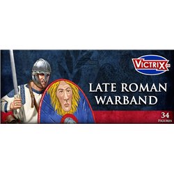 Late Roman Warband - 1/56 (28mm) Figures set (x34)